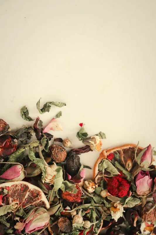 Frutas deshidratadas para infusión